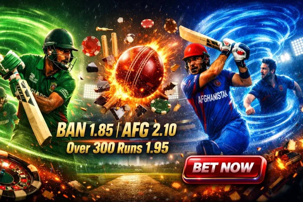 Ban vs Afg – Tactical Face-Off Between Spin Powerhouses
