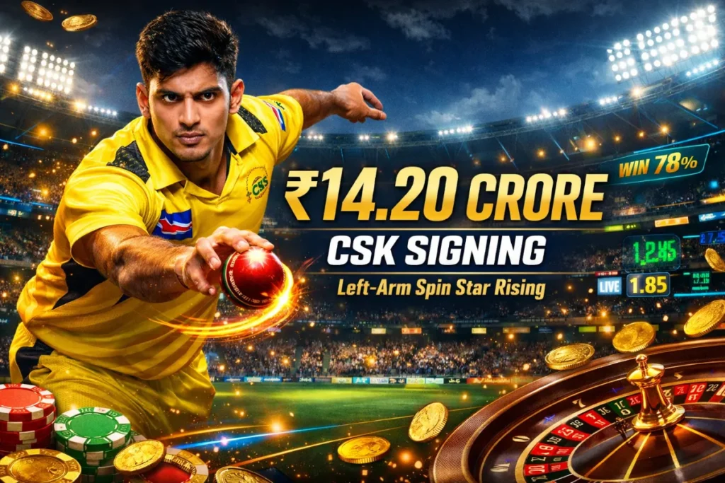 Prashant Veer Joins CSK for ₹14.20 Crore – Left-Arm Spin Star Rising