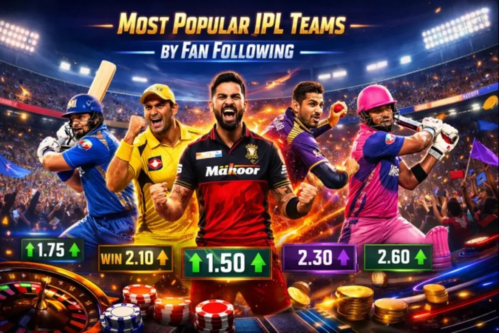 Most Popular IPL Teams Ranked by Fan Following