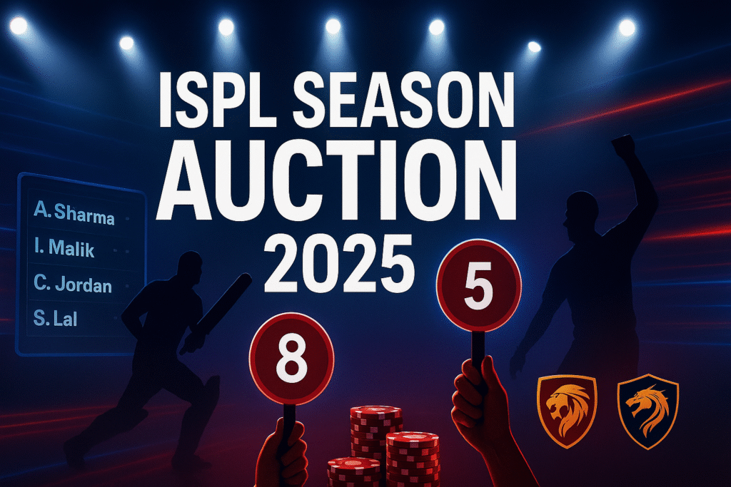 Ispl Season Auction: Key Picks, Big Bids & Game-Changing Moves