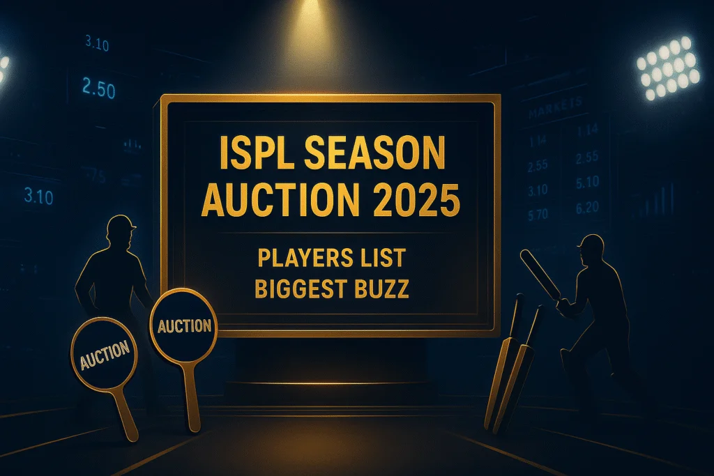 ISPL Season Auction 2025: Date, Players List & Biggest Buzz Revealed!