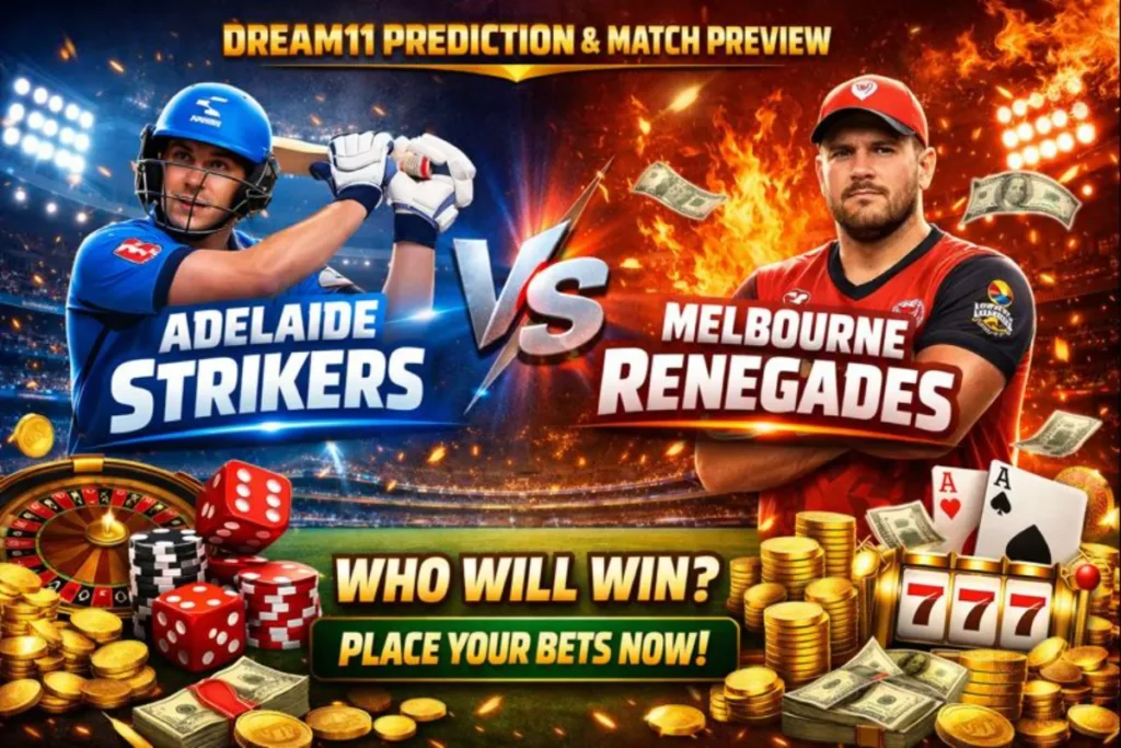 Adelaide Strikers vs Melbourne Renegades Dream11 Prediction & Match Preview