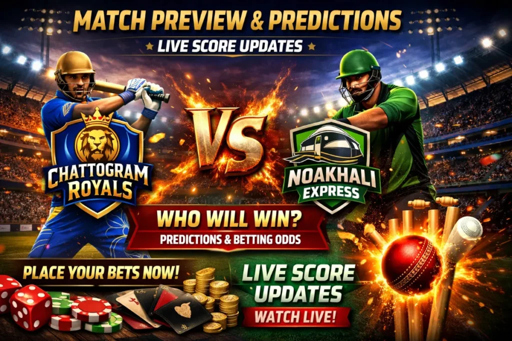 Chattogram Royals vs Noakhali Express