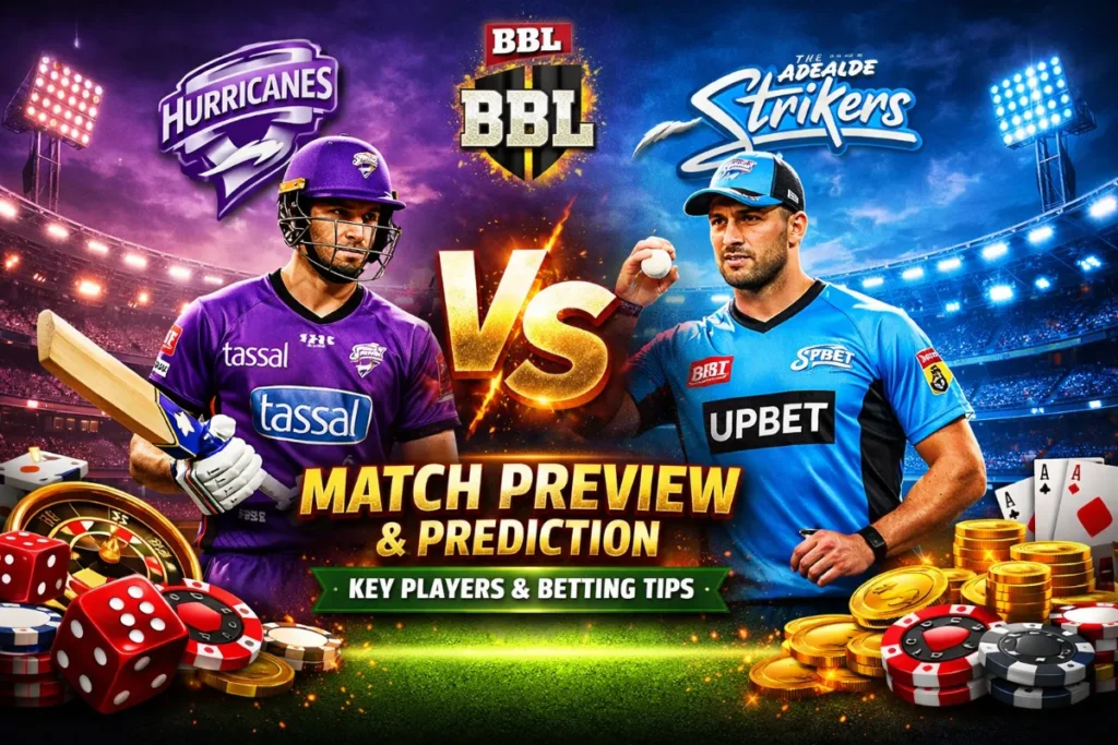 Hobart Hurricanes vs Adelaide Strikers: Match Preview, Prediction & Key Players
