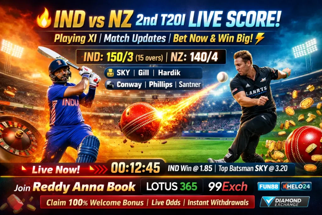 India vs New Zealand (2nd T20I)