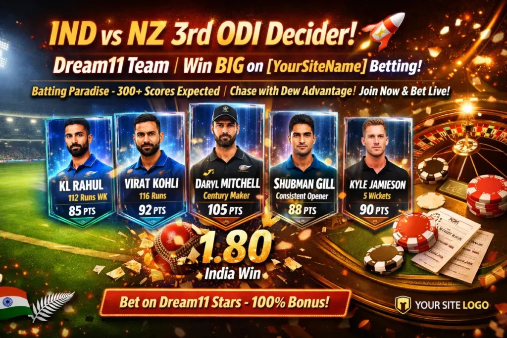 India vs New Zealand (3rd ODI)