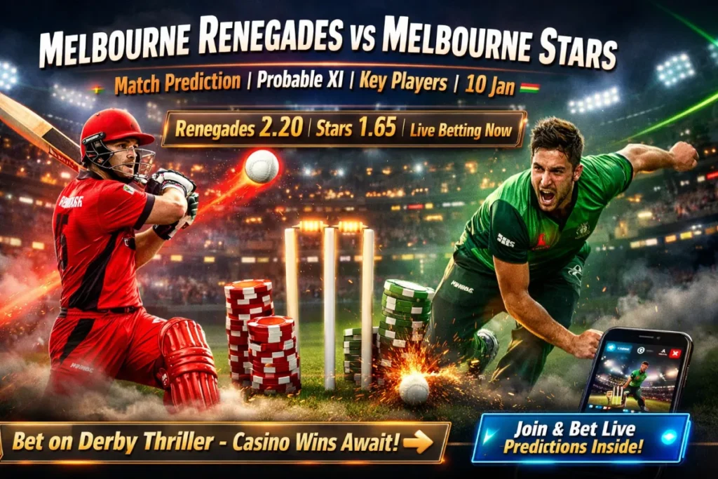 Melbourne Renegades vs Melbourne Stars: Match Prediction, Probable XI & Key Players