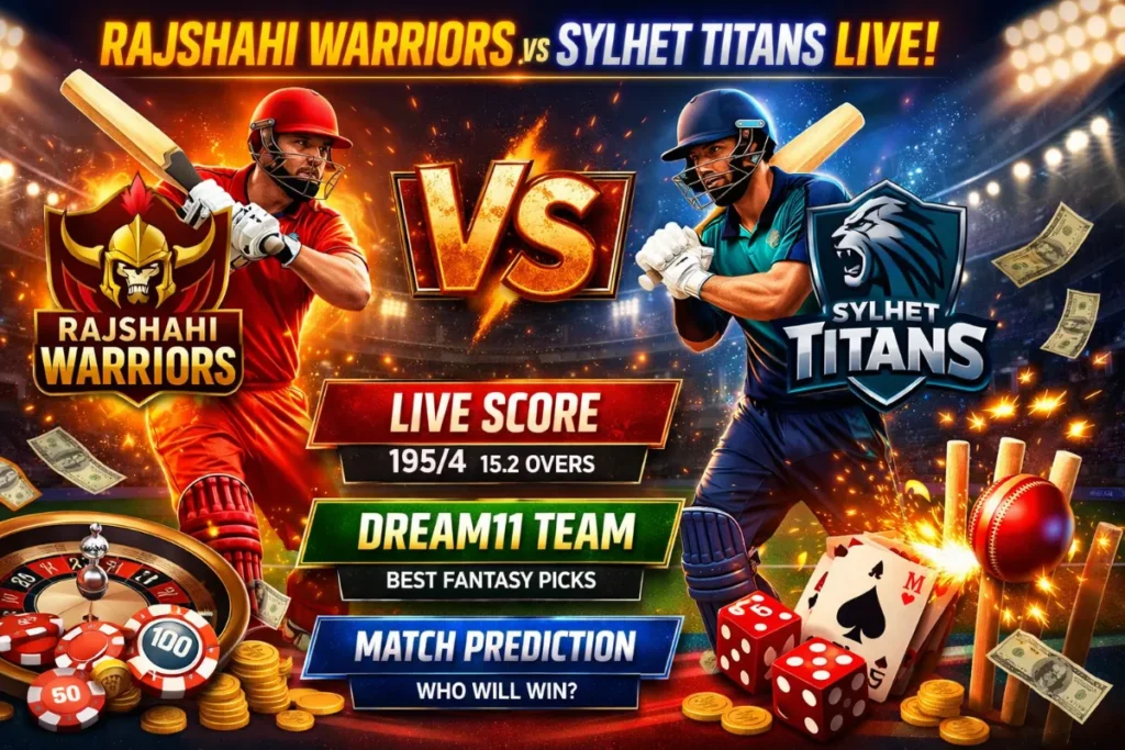 Rajshahi Warriors vs Sylhet Titans